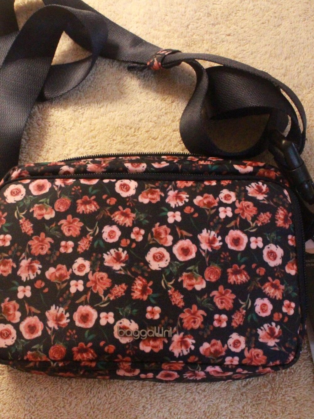 Baggallini Floral Modern Belt Bag Sling